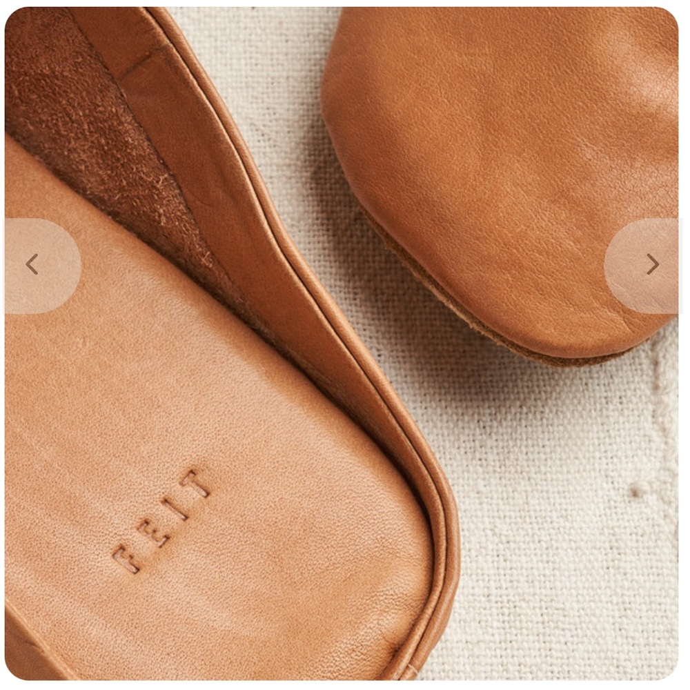 New in Box FEIT leather Indoor slipper Size 46 / 13. Soft Leather and Suede - Picture 4 of 15